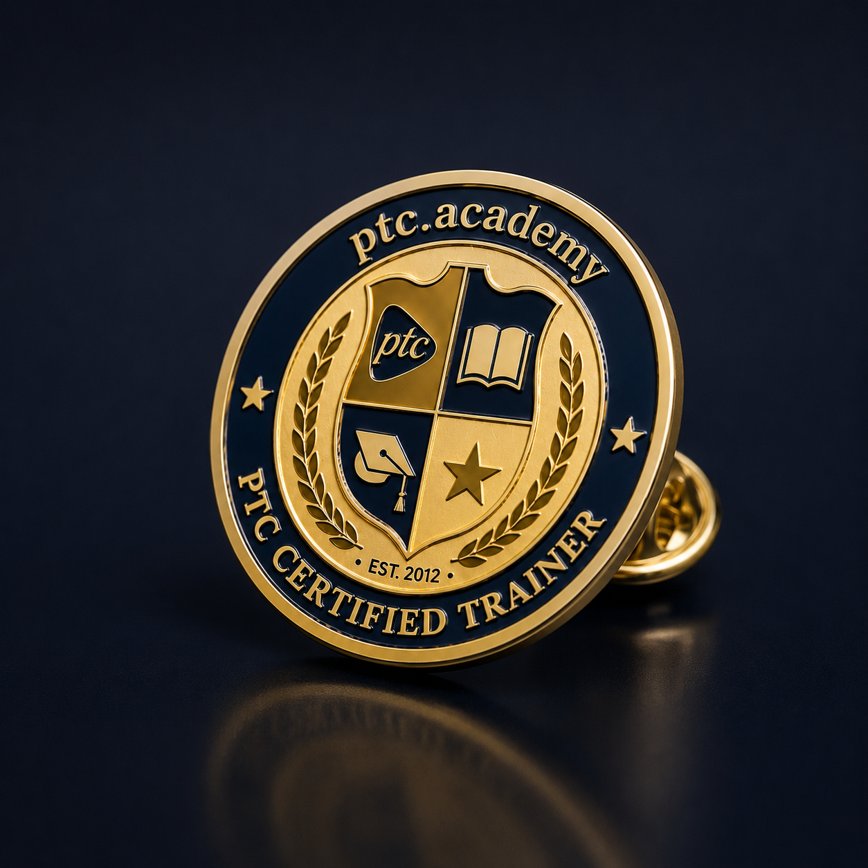 PTC Certified Trainer Lapel Pin Image
